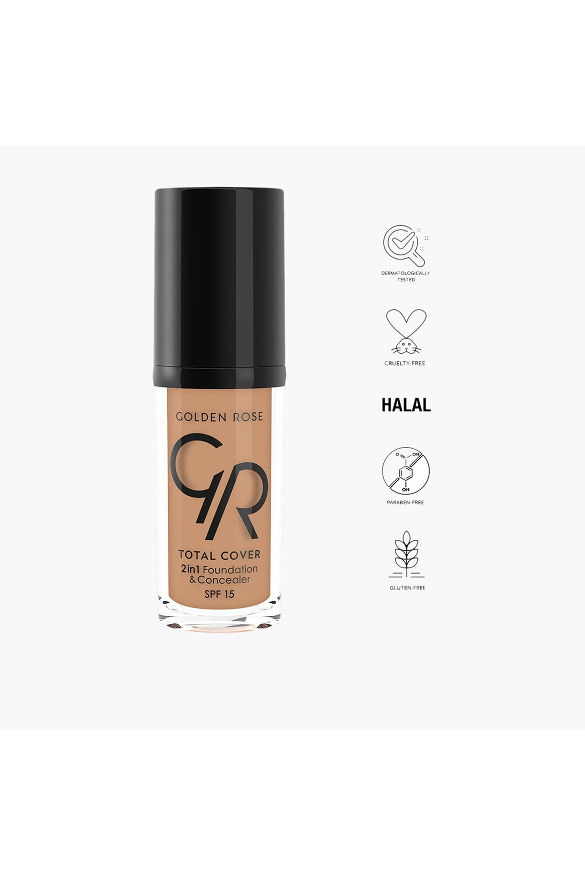 Golden Rose Total Cover Foundation and Corrector 2&1 No. 20