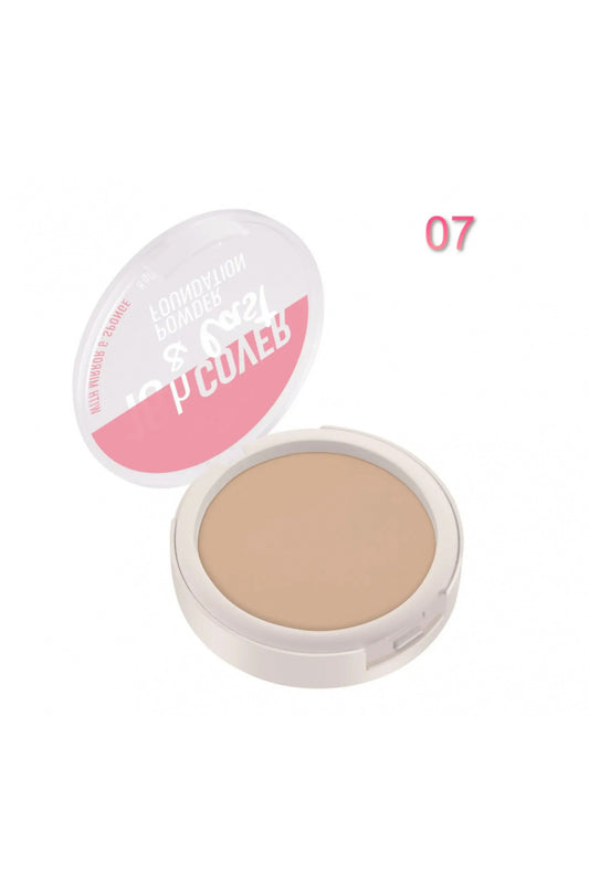 Essence face powder covered with foundation No. 07