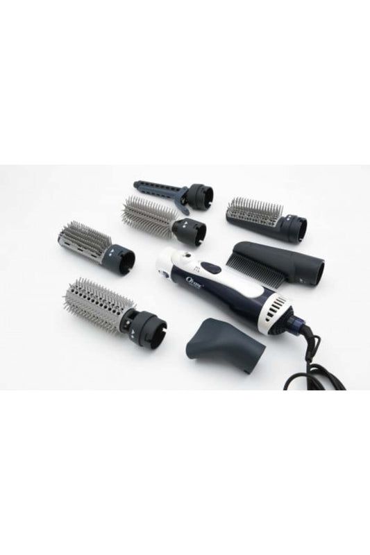 7-piece set for styling, smoothing, curling, and wavy hair