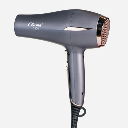 Okema Hair Dryer
884-ok with Concentrator Nozzle | Cool Shot Feature | 3 Heat Settings | Equipped