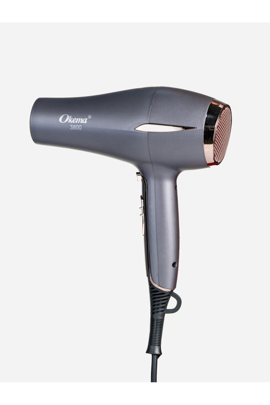 Okema Hair Dryer
884-ok with Concentrator Nozzle | Cool Shot Feature | 3 Heat Settings | Equipped