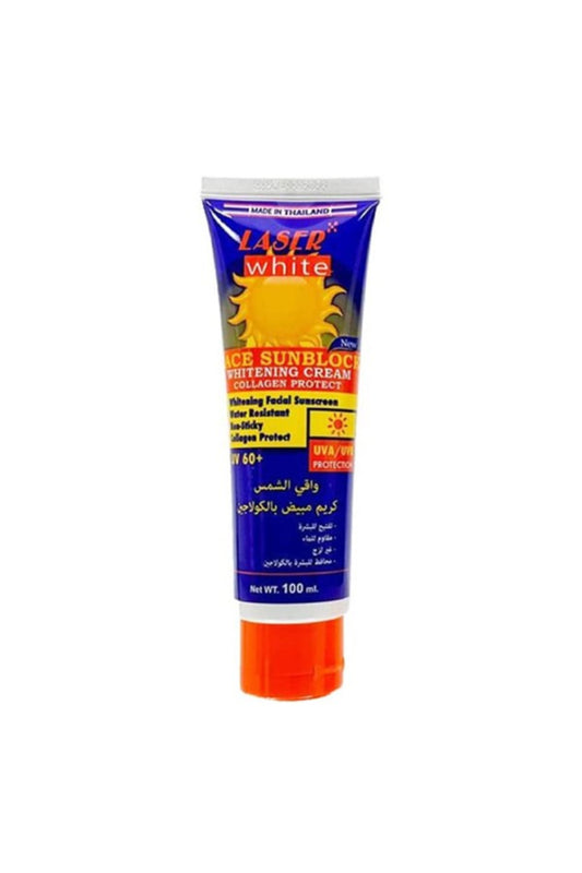 Laser White 0113 Blue +60 Sunscreen Cream, 100g