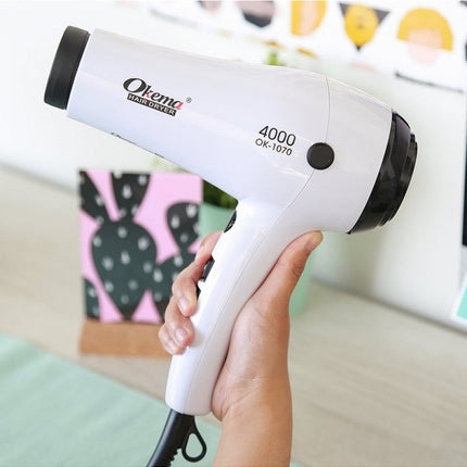 Okema Hair Dryer
1070- OK:
Made of ceramic