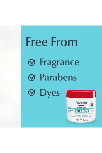 Eucerin كريم الإصلاح المتطور أزرق 16 أونصة، 12 أونصة (454 مل)
