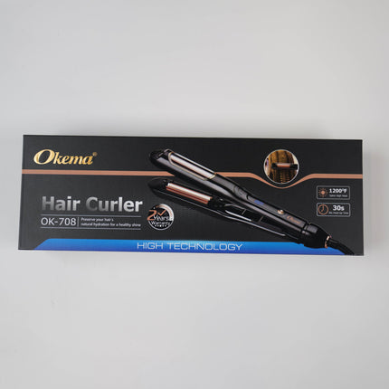 OKMA 708-OK Ceramic Hair Crimper
Ceramic Technology
Temperatures 600 to