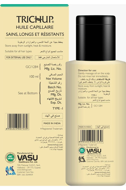 Trichup Hair Oil 100ml, Healthy and Long-Strong