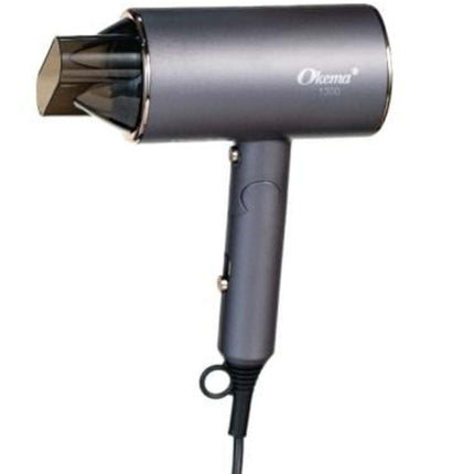 Okema Mini Foldable Hair Dryer with Stylish Design and Cool Shot Feature
407-OK