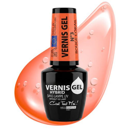 Miss Europe Hybrid Gel Nail Polish - No UV Lamp Needed