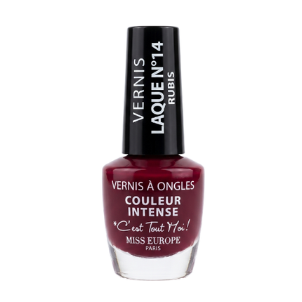 Miss Europe Intense Color Nail Lacquer